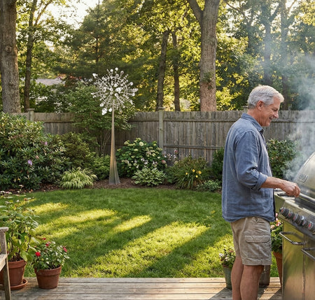 Mark Reilly Design 80-Inch Kinetic Wind Sculpture