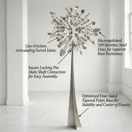 Mark Reilly Design 80-Inch Kinetic Wind Sculpture